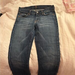 Vintage 7 For All Mankind Dark Wash Bootcut Jeans